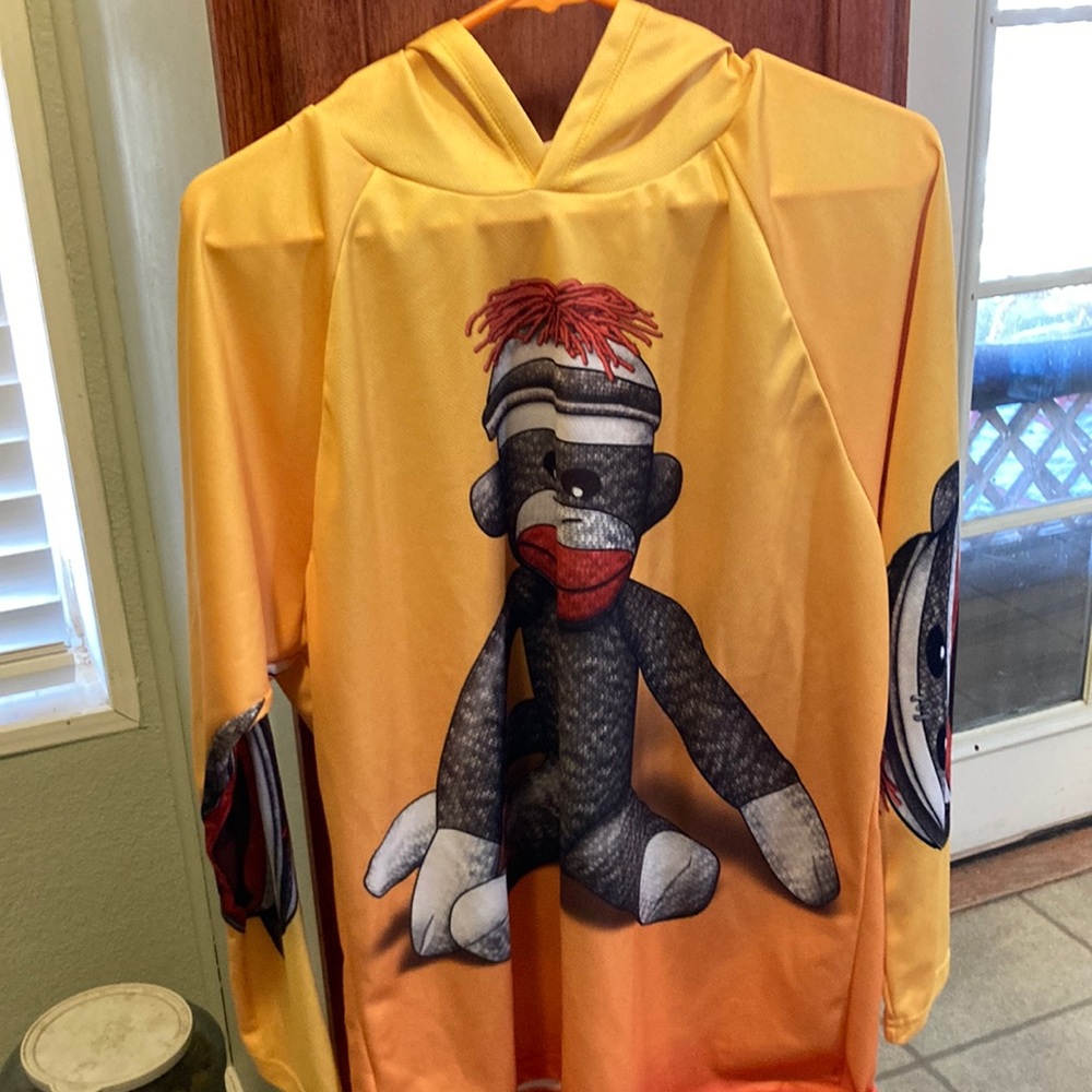 Monkey Hooded Pullover - image 1